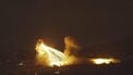 A picture taken from northern Israel, along the border with southern Lebanon, on September 30, 2024 shows a fire following Israeli bombardment on an area of south Lebanon. The Israeli military said Tuesday troops have started 