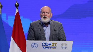 klimaattop, COP27, Frans Timmermans