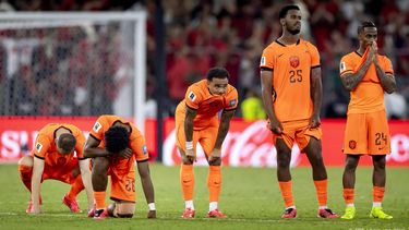 MONTERREY - (lr) Teun Koopmeiners of Nederland, Quinten Timber of Nederland, Justin Kluivert of Nederland, Jorrel Hato of Nederland en Crysencio Summerville of Nederland tijdens de FIFA-wereldkampioenschap voetbal 2026 knock-outfase wedstrijd tussen Nederland en Marokko in het Monterrey Stadion op 29 juni 2026 in Monterrey, Mexico. KOEN VAN WEEL / ANP