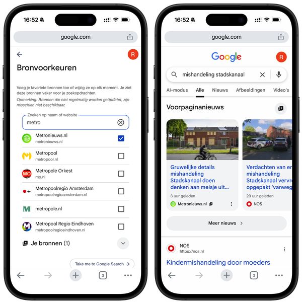 Metro voorpaginanieuws google