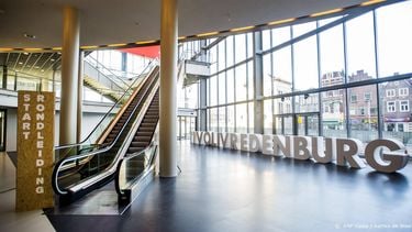 2014-01-12 11:26:12 UTRECHT - Exterieur van het nieuwe moderne Tivoli Vredenburg. Het muziekcentrum is voor het eerst door het publiek te bezichtigen en zal op 21 juni officieel worden geopend. ANP KIPPA REMKO DE WAAL