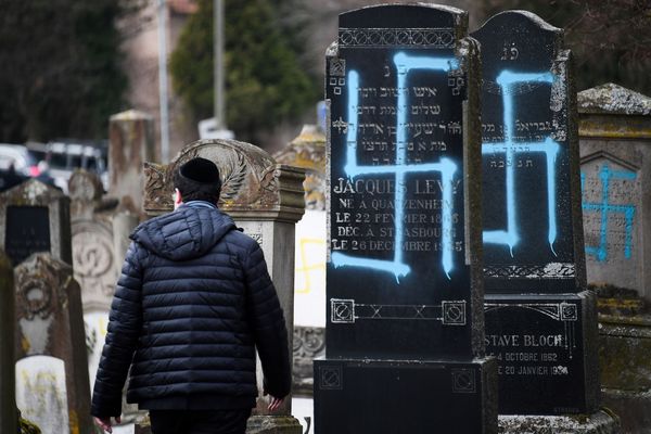 Joodse herdenkingssteen Straatsburg vernield