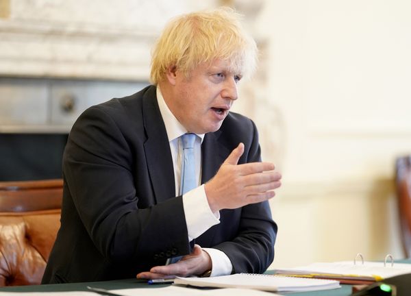 Foto van Boris Johnson, premier van Groot-Brittannië