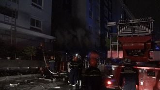 23 maart - Grote brand bij flat in Vietnam