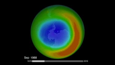 Gat in ozonlaag in 30 jaar niet zo klein geweest