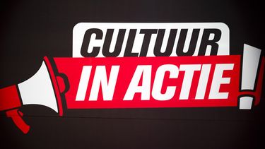 Op deze foto zie je het cultuur in actie logo