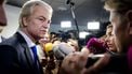 DEN HAAG - Geert Wilders (PVV) na afloop van een coalitieoverleg over asielplannen in de Tweede Kamer. ANP ROBIN VAN LONKHUIJSEN