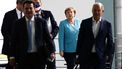 foto van Angela Merkel en enkele regeringsleden
