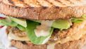 Wat eten we vandaag? Chicken Caesar sandwich