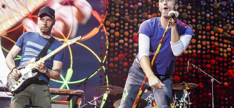 Concert Coldplay in Jordanië te zien in Amsterdam