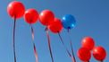 Ballonnen die de lucht in gaan, belanden vaak in zee. Foto ter illustratie: Colourbox