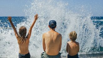 kinderen op vakantie