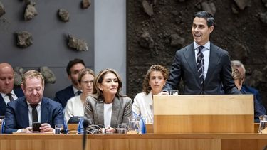 DEN HAAG - Minister-president Rob Jetten aan het woord tijdens de tweede dag van de Algemene Politieke Beschouwingen. De Tweede Kamer bespreekt de begroting die het kabinet presenteerde op Prinsjesdag. REMKO DE WAAL / ANP