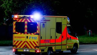 epa12979635 An ambulance arrives at Berlin Brandenburg Airport in Schoenefeld, Germany, following the arrival of the family of US doctor Peter Stafford, 20 May 2026. Stafford’s family was moved from the Democratic Republic of the Congo to Uganda before continuing to Germany on a special medical flight via Crete to be reunited with him after he tested positive for Ebola.  EPA/FILIP SINGER
