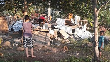 Krachtige aardbeving in Lombok: zeker tien doden