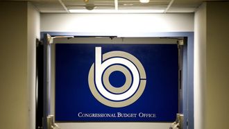 epa05846237 A sign identifies the offices of the nonpartisan Congressional Budget Office (CBO), which will soon release the projected cost and effect of the Republican bill, called the American Health Care Act, to replace Obamacare in the Ford House Office Building in Washington, DC, USA, 13 March 2017. Many congressional Republicans, as well as members of the Trump administration, are dismissing the report before it is released, concerned that it will disclose that many Americans will lose their health insurance under the Republican replacement plan.  EPA/JIM LO SCALZO