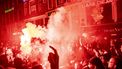 F-side: vuurwerk afgestoken bij hotel Spurs