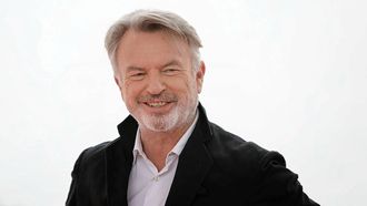 epa07912857 New Zealander actor Sam Neill poses for the media at the 52nd Sitges International Fantastic Film Festival of Catalonia before being awarded for his cinematographic trajectory, in Sitges near Barcelona, Spain, 11 October 2019. The film festival runs from 03 to 13 October.  EPA/Susanna Saez