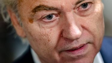 DEN HAAG - Geert Wilders (PVV) bij aankomst voor de stemmingen in de Tweede Kamer. REMKO DE WAAL / ANP