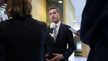 DEN HAAG - Minister Tom Berendsen (Buitenlandse Zaken) voorafgaand aan een debat in de Tweede Kamer over de nationale veiligheidsstrategie van de Verenigde Staten. JEROEN JUMELET / ANP