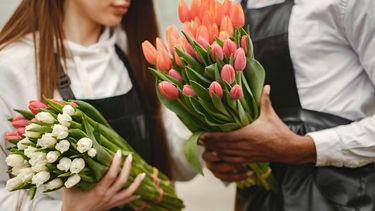 bloemen, boeket, tulpen, bloemverkoop, moederdag, cadeau, bloemmetje