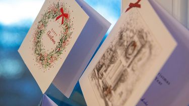 kerstkaart, appje, kerstgroet, kaart