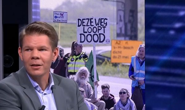 Victor Vlam blokkades snelweg