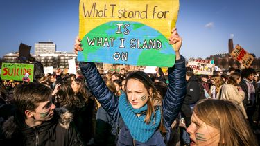 Ook in Engeland demonstreren scholieren voor klimaat