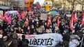 Fransen demonstreren tegen veiligheidswet
