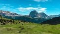 Val Gardena in de Dolomieten in de zomer