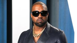 Kanye West attends the 2020 Vanity Fair Oscar Party following the 92nd annual Oscars at The Wallis Annenberg Center for the Performing Arts in Beverly Hills on February 9, 2020.  
JEAN-BAPTISTE LACROIX / AFP