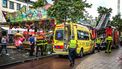 Paniek door Nederlandse attractie op kermis in Genk. / ANP