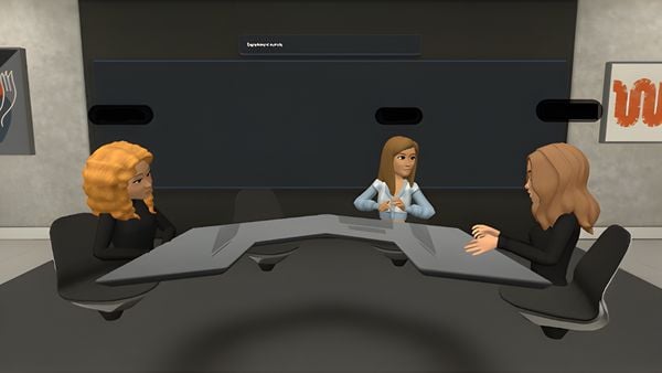 vergaderen VR-bril