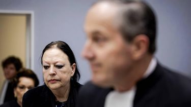 ROTTERDAM - Voormalig advocaat Inez Weski (M) in de rechtbank van Rotterdam voor de eerste dag van de inhoudelijke behandeling van haar rechtszaak. Weski wordt verdacht van deelname aan de criminele organisatie van haar voormalige cliënt Ridouan Taghi. ROBIN VAN LONKHUIJSEN / ANP