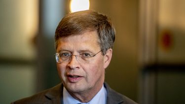 Een foto van Jan-Peter Balkenende die het drie keer niet lukte een kabinet naar de eindstreep te brengen
