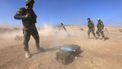 Iraakse mortieraanval rondom Mosul. Foto: AFP