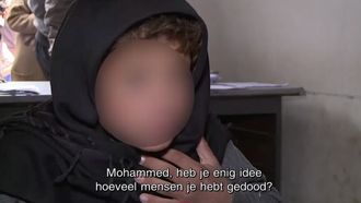 Mohammed (14) maakte de gruwelpraktijken van Islamitische Staat (IS) van dichtbij mee. Foto: screenshot VTM