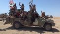 This screen grab taken from video footage released by the pro-Yemeni government Southern Giants Brigades on October 6, 2026 shows fighters celebrating while riding a vehicle. Yemen's Houthis on October 6 denied being pushed back by government forces, who have launched a major operation to recapture lost territory. The Houthi statements come as Yemen's military said it had removed the pro-Iran group from areas around the Bab al-Mandab strait, a Red Sea chokepoint, and the port city of Mocha.
Yemen Giants Brigades Media Centre / AFP
