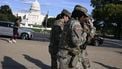 Members of the National Guard patrol along the National Mall near the US Capitol on the second day of the US government shutdown in Washington, DC, on October 2, 2025. Efforts to swiftly end the US government shutdown collapsed October 1, 2025 as Democrats in Congress went home without resolving an acrimonious funding stand-off with President Donald Trump and the White House threatened public sector jobs.
Brendan SMIALOWSKI / AFP
