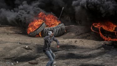Betoging Gazastrook: dode en bijna 100 gewonden.