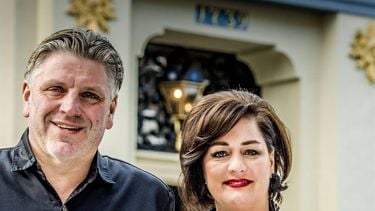 Eigenaar en chef-kok Jonnie Boer en zijn vrouw Therese van 3-sterrenrestaurant De Librije in Zwolle.