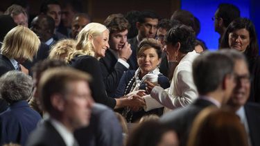 epa12708781 (FILE) Norway's Crown Princess Mette-Marit (L), Iceland's First Lady Dorrit Moussaieff and Ghislaine Maxwell at the Opening Session of the Clinton Global Initiative in New York, New York, USA, 23 September 2012 (issued 06 February 2026). Norwegian police on 05 February 2026 have opened an aggravated corruption investigation into Norway’s former Prime Minister Thorbjorn Jagland over his links to convicted sex offender Jeffrey Epstein. The newly released Epstein files also revealed details of a friendship between Norway's Crown Princess Mette-Marit and the financier.  EPA/PONTUS HOOK NORWAY OUT