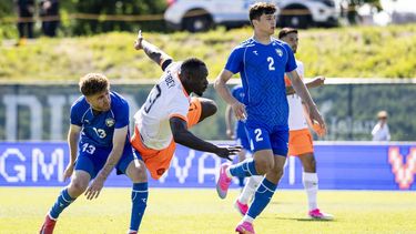 NEW YORK - Brian Brobbey of Nederland scoort de afgekeurde 2-0 tijdens de vriendschappelijke wedstrijd tussen Nederland en Oezbekistan in het Icahn stadion op 8 juni 2026 in New York, Verenigde States. Het Nederlands elftal bereidt zich voor op het WK voetbal. ROBIN VAN LONKHUIJSEN / ANP