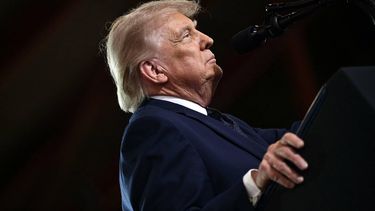 US President Donald Trump delivers a speech about the economy at Rockland Community College Fieldhouse in Suffern, New York, on May 22, 2026. Trump is the first sitting president to visit the northern New York City suburbs since Gerald Ford in 1976.
Brendan SMIALOWSKI / AFP