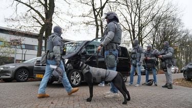 VUGHT - Bij de gevangenis in Vught is zijn veel agenten ingezet vanwege een incident dat binnen plaatsvond. ANP BART MEESTERS