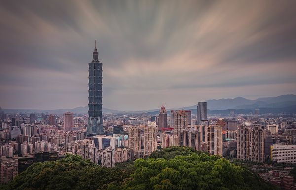 Wolkenkrabbers Taipei 101 Taiwan