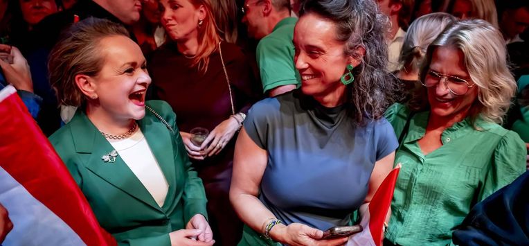 Uitslagenavond D66, vrouwen, politiek