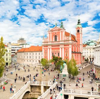 Ljubljana is de hoofdstad van Slovenië. Foto: Colourbox