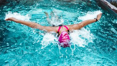 Sporters, sporten, zwemmen, topsport