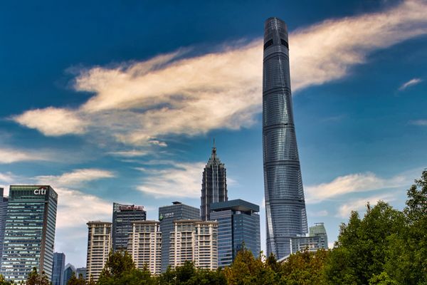 wolkenkrabbers Shanghai Tower